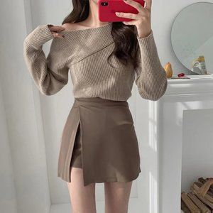 Women's brown skirt